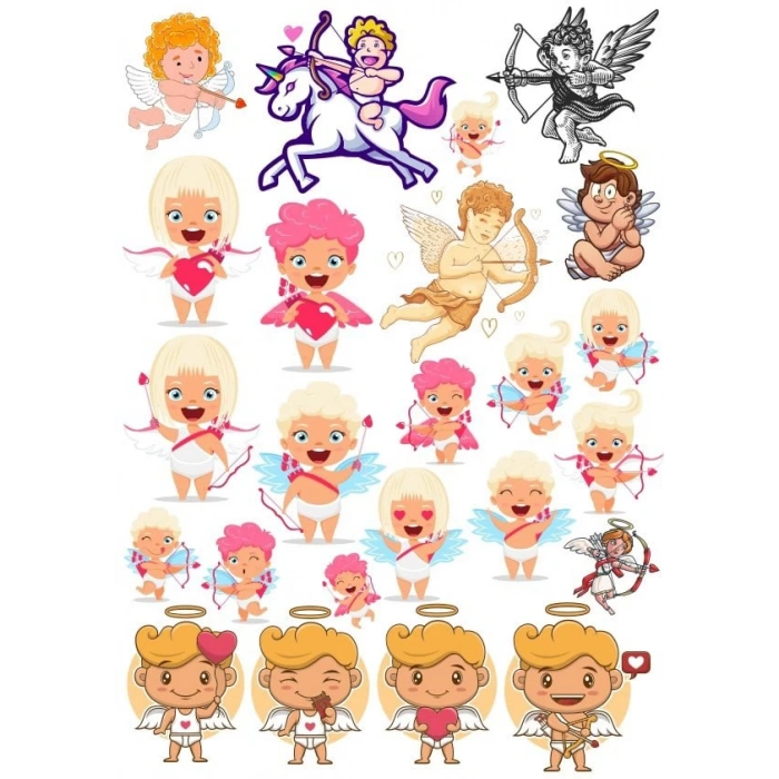 Eros Sticker Set 6 20 Parça Telefon, Tablet, Defter, Laptop Sticker