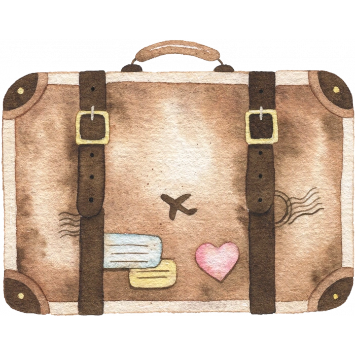 Eski Bavul Duvar Stickerı