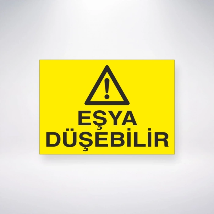 Eşya Düşebilir Sticker 20X28 Cm
