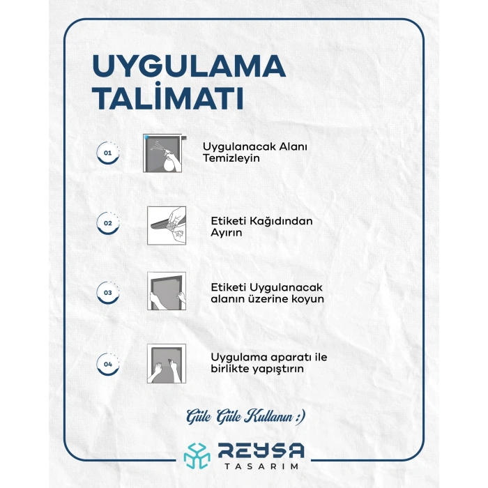 Evsel Atıklar Sticker 20X28 Cm