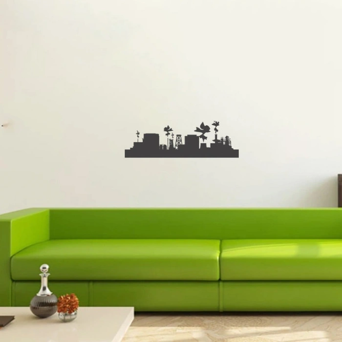 Fabrikalar  Silüet Sticker 120x20 Cm