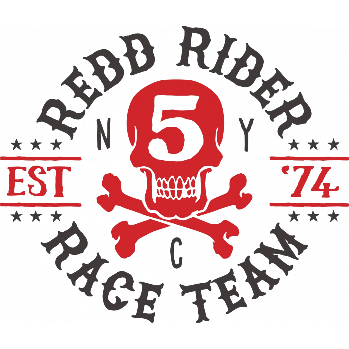 Redd Rider Sticker 10x10 cmRenkli Sticker