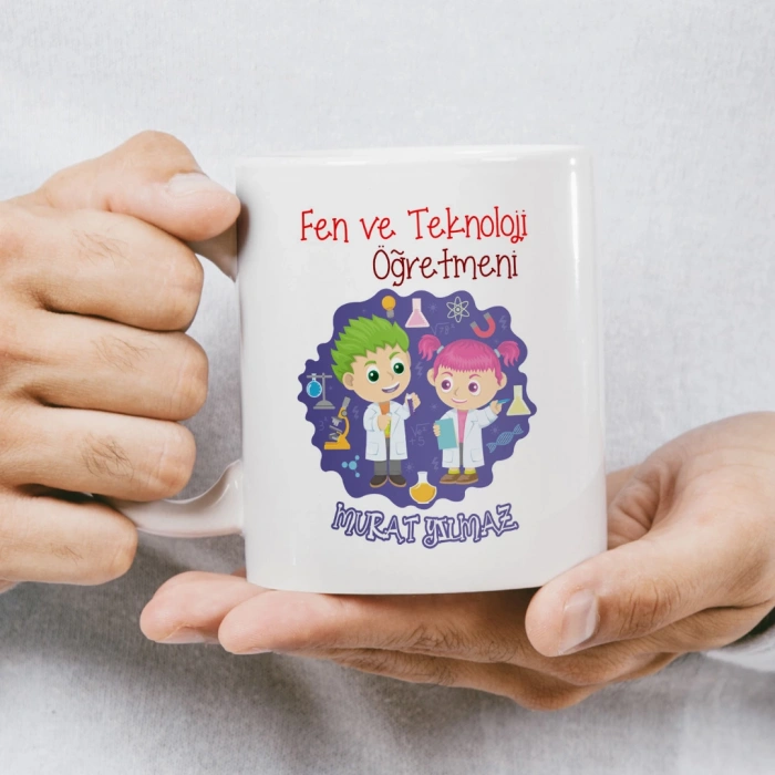 Fen Ve Teknoloji Öğretmeni İsme Özel Kupa