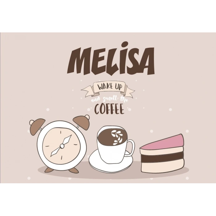 Kahve Temalı Dğum Günü Afişi 100X150 cm