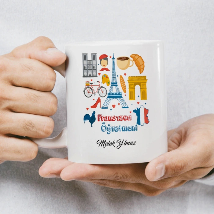 Fıransızca Öğretmeni İsme Özel Kupa