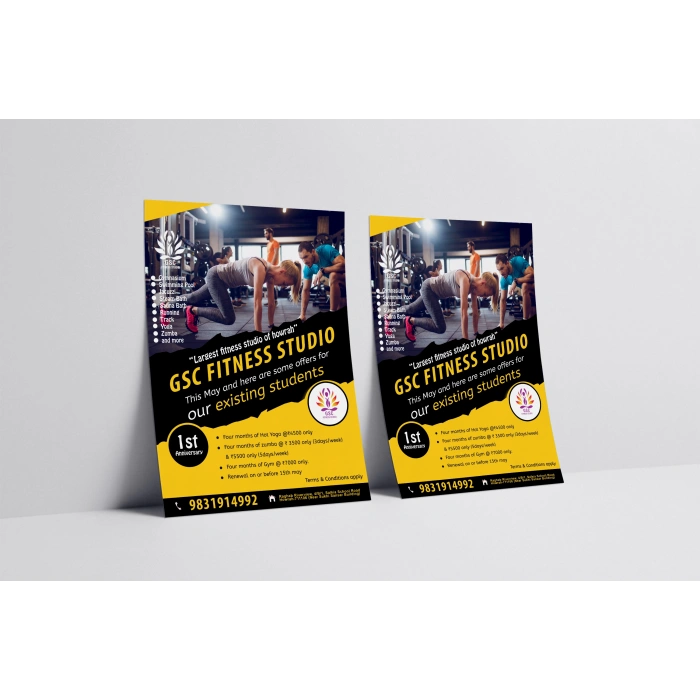 Fitness Studio Tanıtım Broşürü