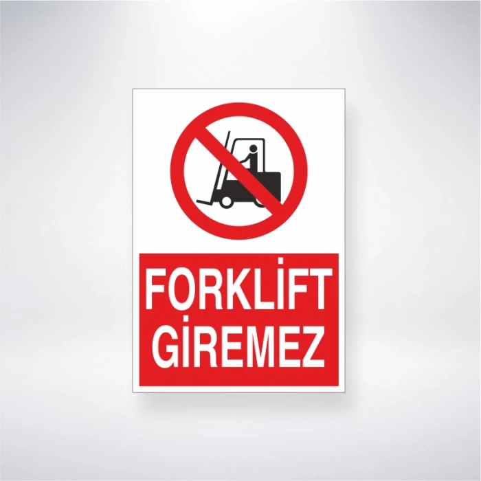Forklift Giremez Sticker 20X28 Cm