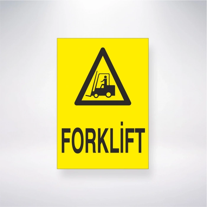 Forklift Sticker 20X28 Cm