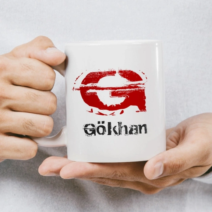 G Harfi İsme Özel Kupa