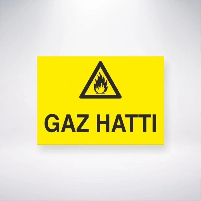 Gaz Hattı Sticker 20X28 Cm
