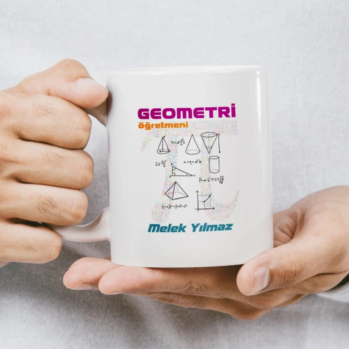 Geometri Öğretmeni İsme Özel Kupa
