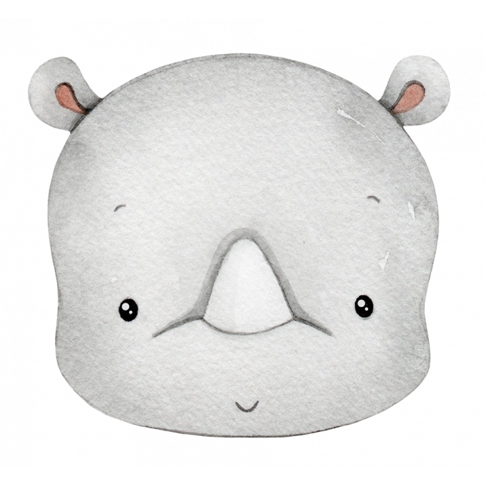 Gergedan Kafası Duvar Stickerı