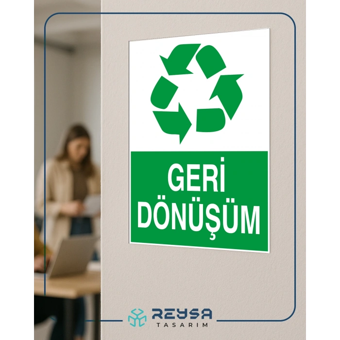 Geri Dönüşüm Sticker 20X28 Cm