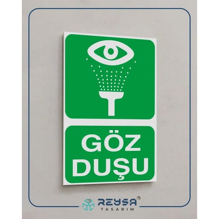 Göz Duşu Sticker 20X28 Cm