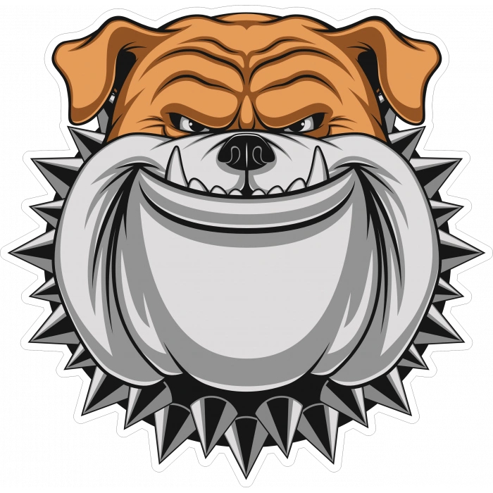 köpek sticker 10x10 cmRenkli Sticker