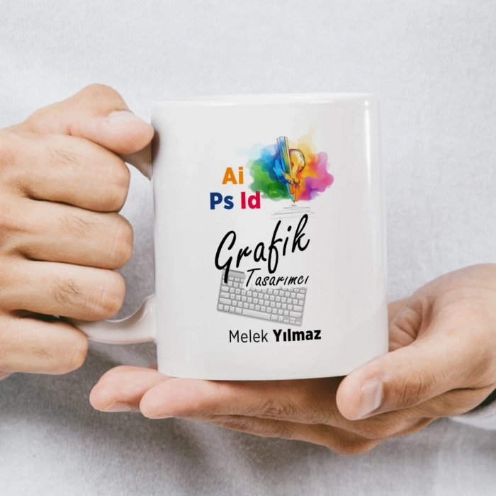 Grafik Tasarımcı İsme Özel Kupa