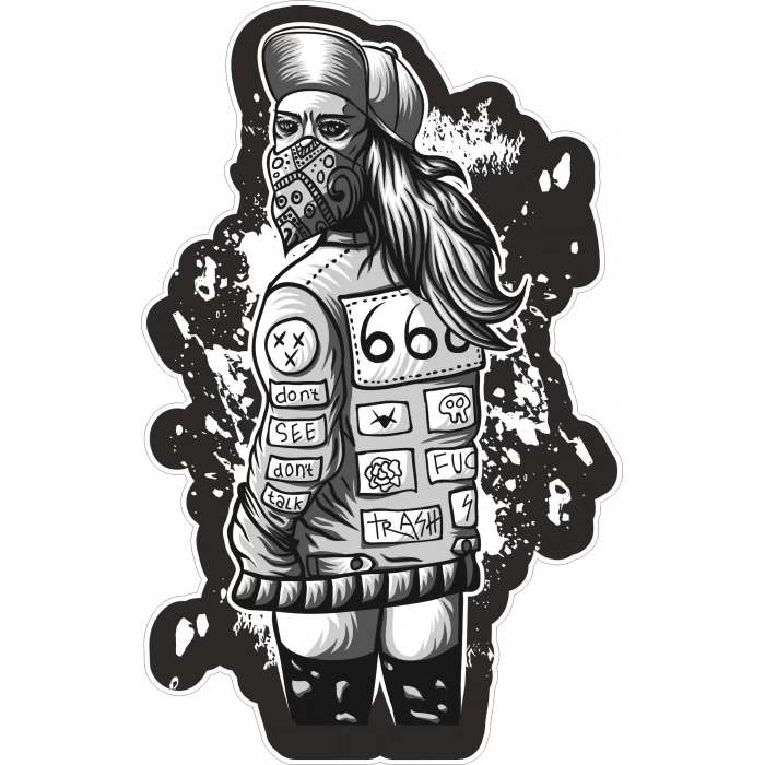 Sticker 10x10 cmRenkli Sticker