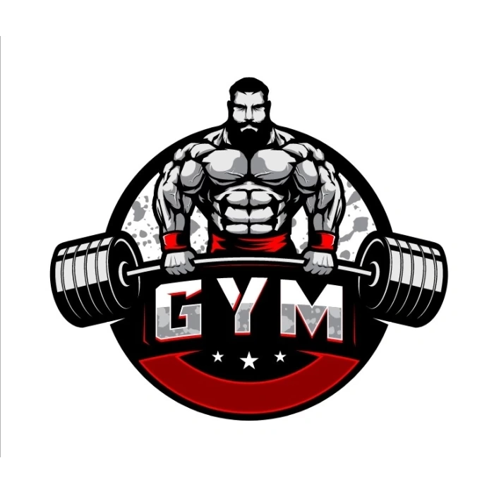 GYM 10x10 cm Renkli Sticker
