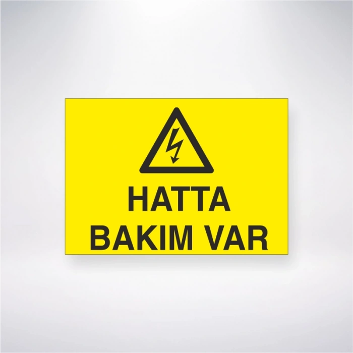 Hatta Bakım Var Sticker 20X28 Cm