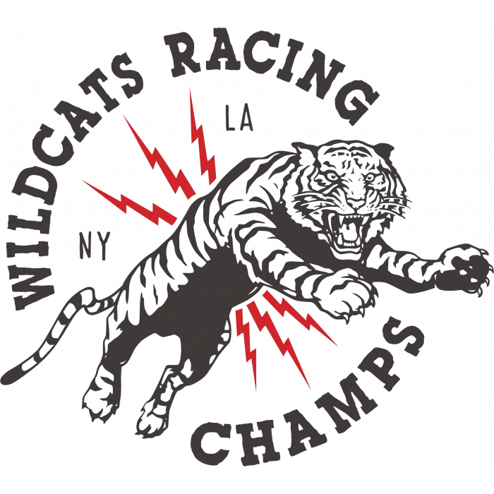 Wildcats Racing Sticker 10x10 cmRenkli Sticker