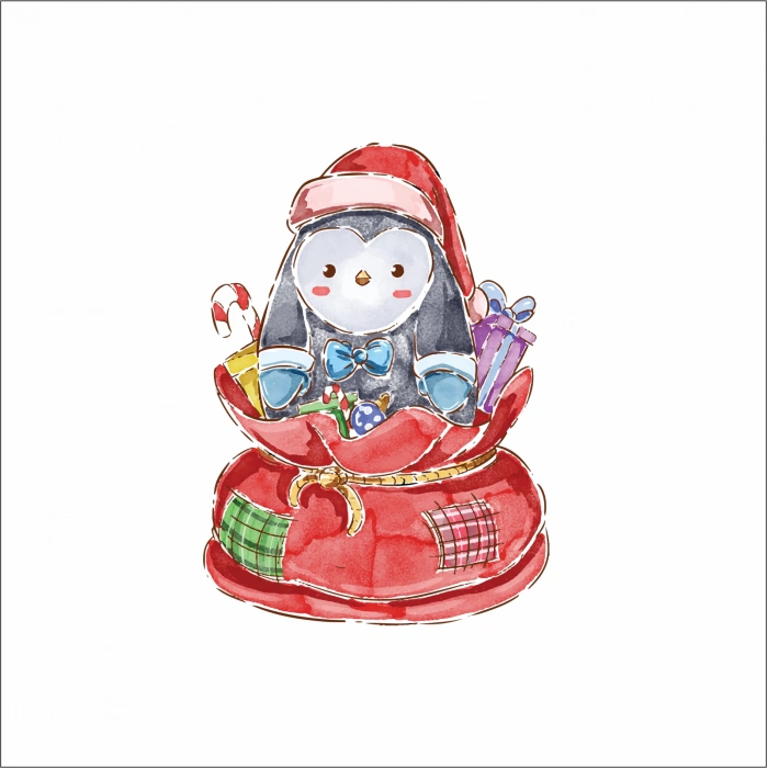 Hediye Penguen Sticker