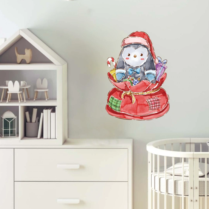 Hediye Penguen Sticker