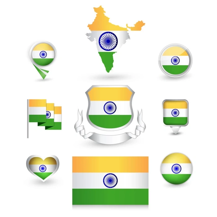 Hindistan Sticker Set