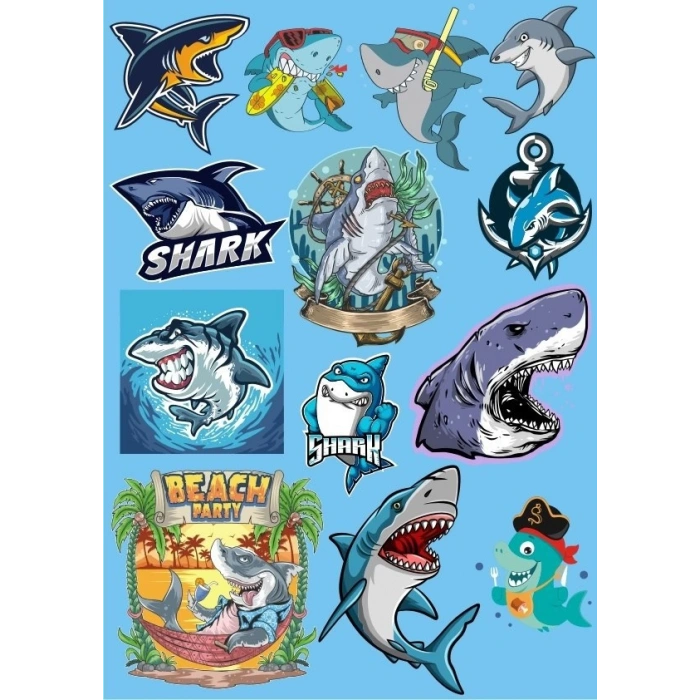 Horoz Sticker Set-5 15 Parça Telefon, Tablet, Defter, Laptop Sticker