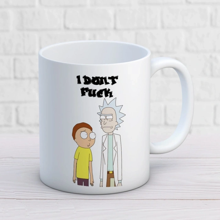 I dont Fuck Kupa Baskı