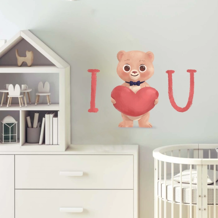I love You Ayıcık Sticker