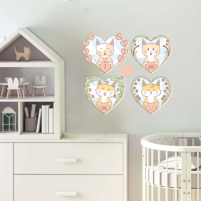 I love You kedi Sticker