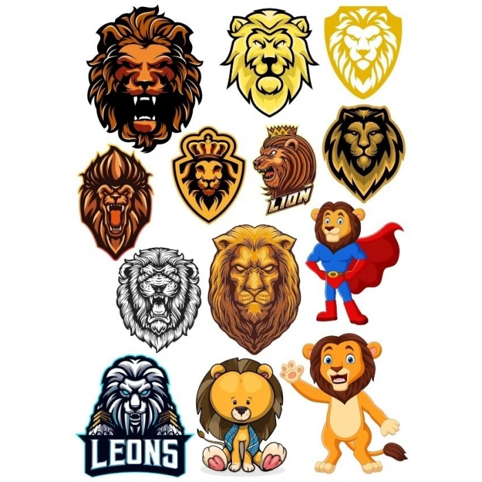 İguana Sticker Set-1 13 Parça Telefon, Tablet, Defter, Laptop Sticker