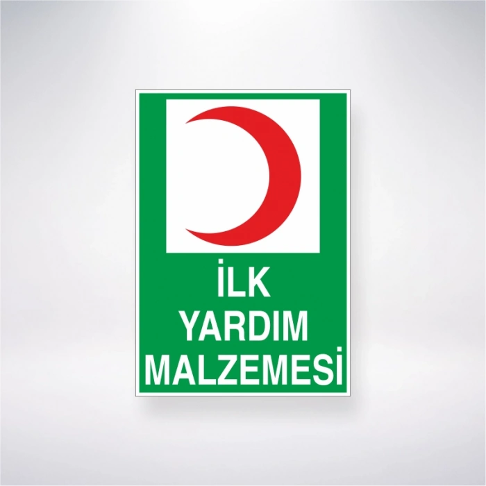 İlk Yardım Malzemesi Sticker 20X28 Cm