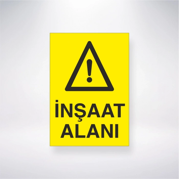 İnşaat Alanı Sticker 20X28 Cm