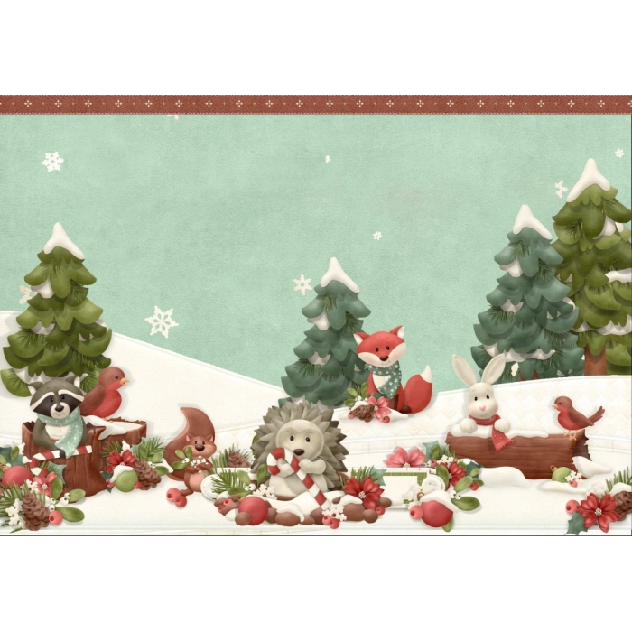 Yılbaşı Temalı Doğum Günü afişi 50X70 cm