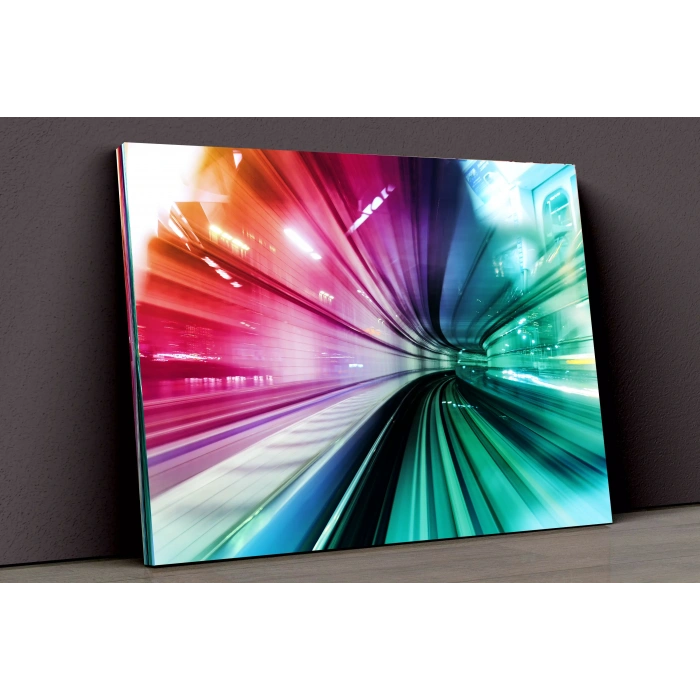 Işıklı Tünel Kanvas