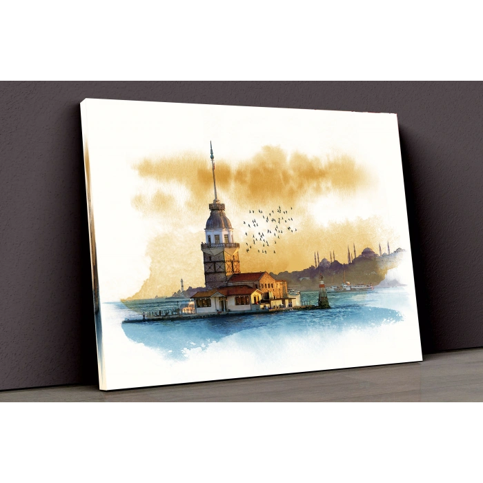 İstanbul Kızkulesi Kanvas