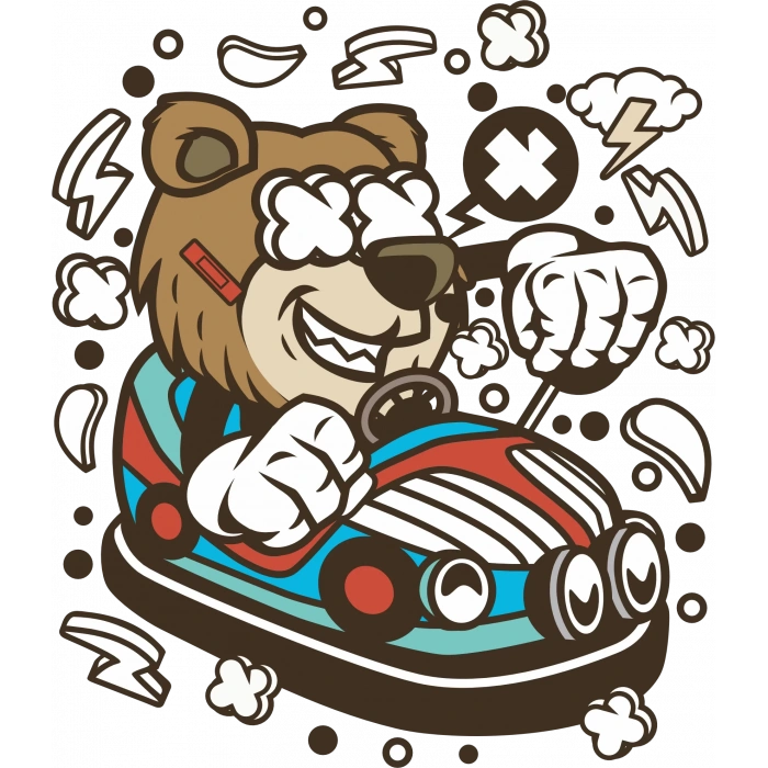 Jet Ski Sticker 10x10 cmRenkli Sticker