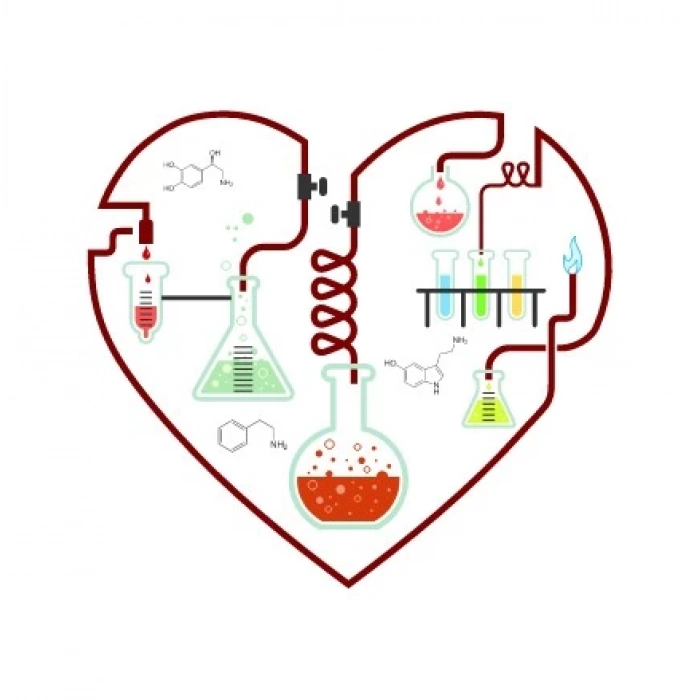 Kalp Ritmi 2 Sticker 10x10 cmRenkli Sticker