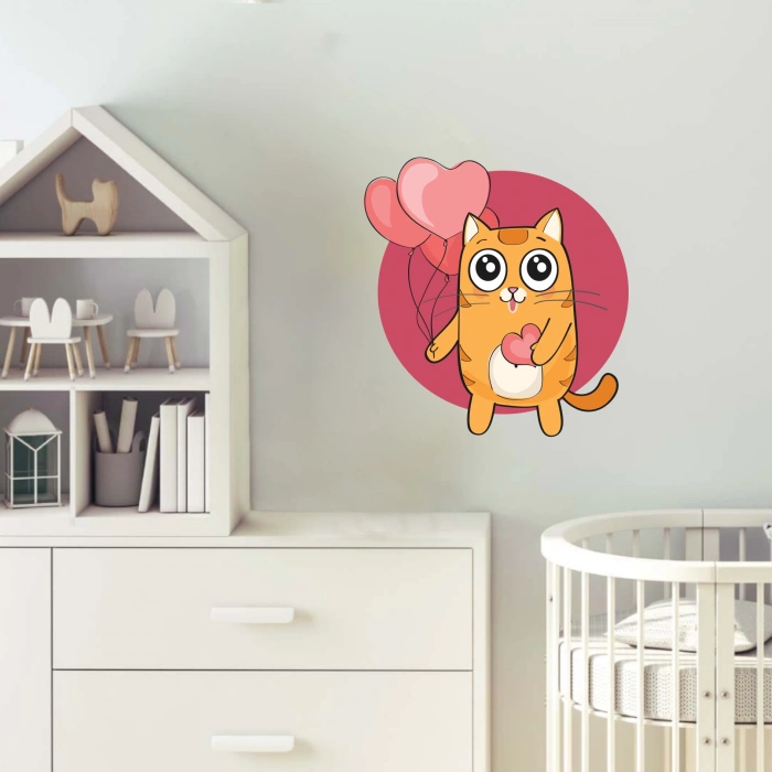 Kalpl, Balonlu Kedi Sticker