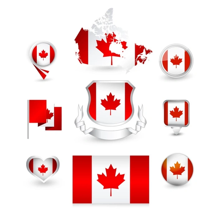 Kanada Sticker Set