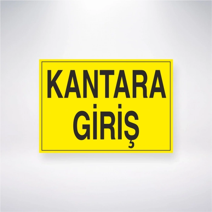 Kantara Giriş Sticker 20X28 Cm