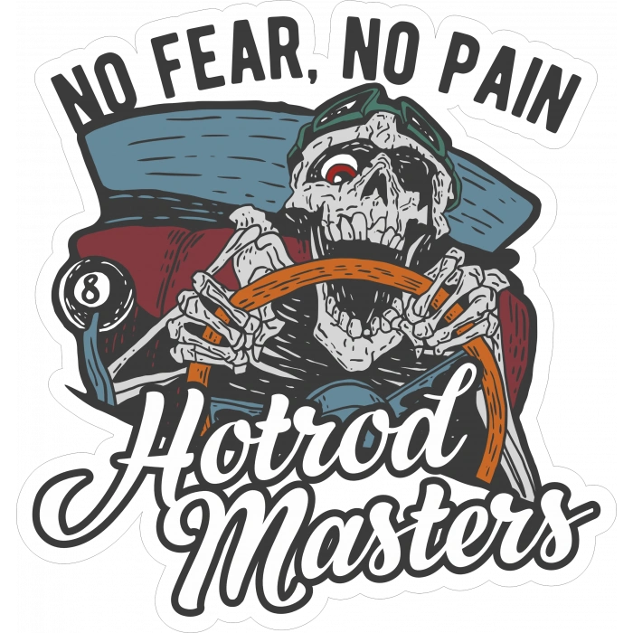 Horod Master Sticker 10x10 cmRenkli Sticker