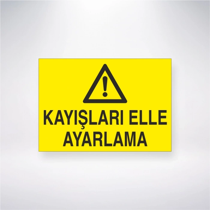 Kayışları Elle Ayarlama Sticker 20X28 Cm