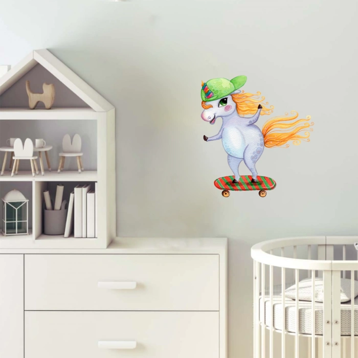 KayKaycı Unicorn Sticker