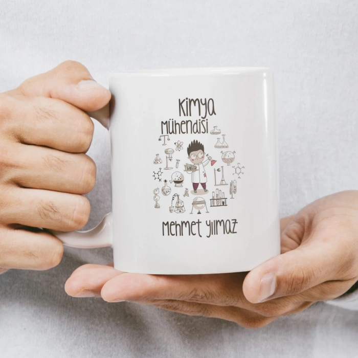 Kimya Mühendisi İsme Özel Kupa