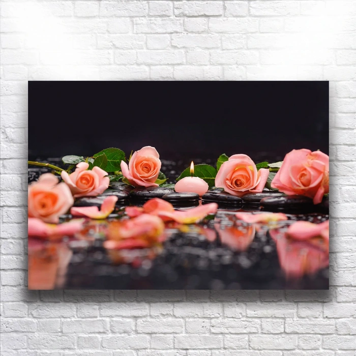 Kırmızı Güller Kanvas