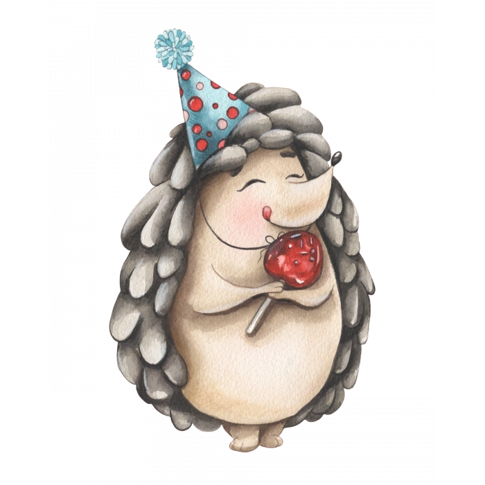 Kirpi Duvar Stickerı