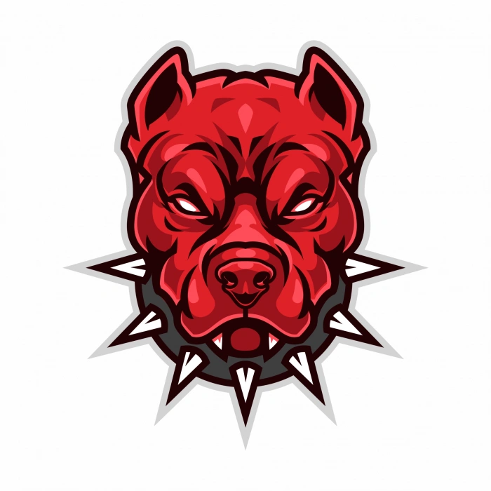 Kızgın Köpek 2 Sticker 10x10 cmRenkli Sticker