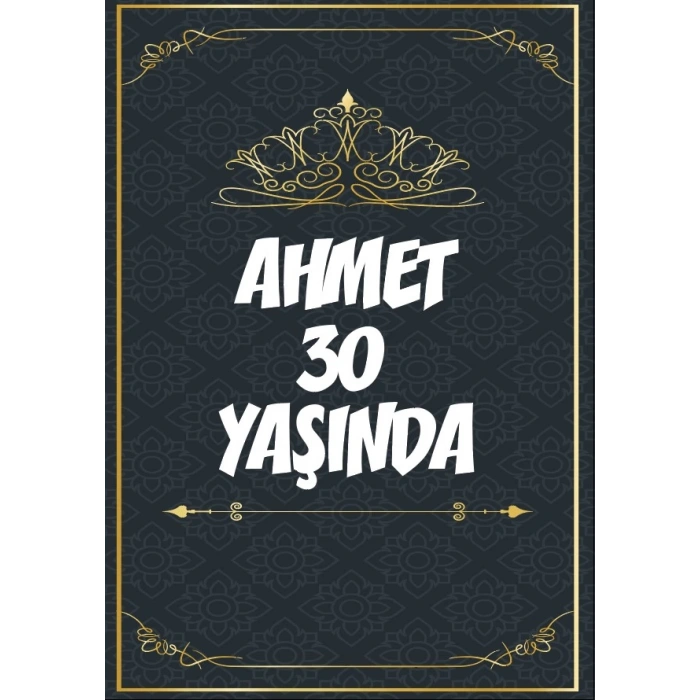 Klasik Temalı 30 Yaş Doğum Günü Afişi - 70X100 cm